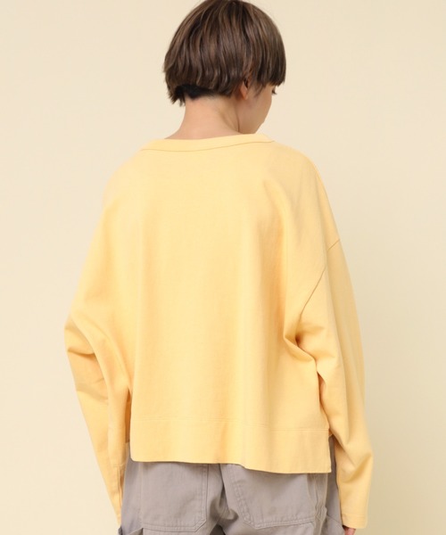 RNA-N(アールエヌエーエヌ)の「M2181 ヴィンテージコットンプルオーバー(スウェット・レディース・ブラック/イエロー/ブルーグリーン・MEDIUM)」の13枚目の写真