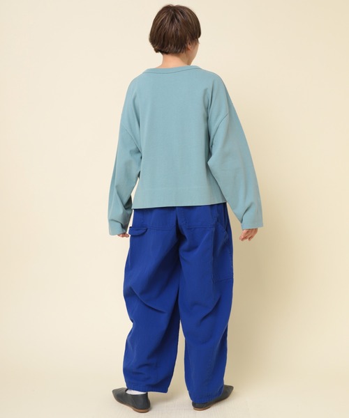 RNA-N(アールエヌエーエヌ)の「M2181 ヴィンテージコットンプルオーバー(スウェット・レディース・ブラック/イエロー/ブルーグリーン・MEDIUM)」の11枚目の写真