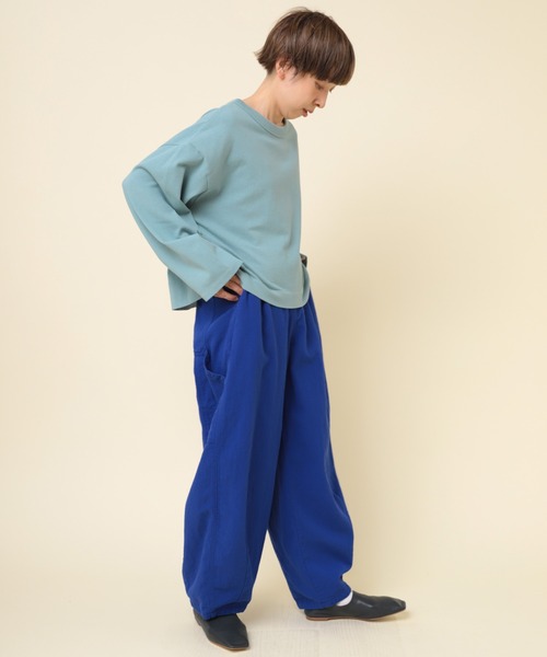 RNA-N(アールエヌエーエヌ)の「M2181 ヴィンテージコットンプルオーバー(スウェット・レディース・ブラック/イエロー/ブルーグリーン・MEDIUM)」の10枚目の写真