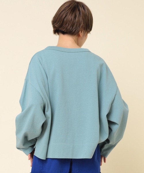 RNA-N(アールエヌエーエヌ)の「M2181 ヴィンテージコットンプルオーバー(スウェット・レディース・ブラック/イエロー/ブルーグリーン・MEDIUM)」の8枚目の写真