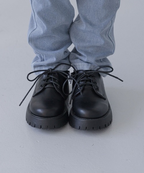 GLOBAL WORK（グローバルワーク）の「撥水/マニッシュシューズ/995588（ローファー・キッズ・ブラック系/ブラック系9・23cm/21cm/24cm/22cm）」の3枚目の写真
