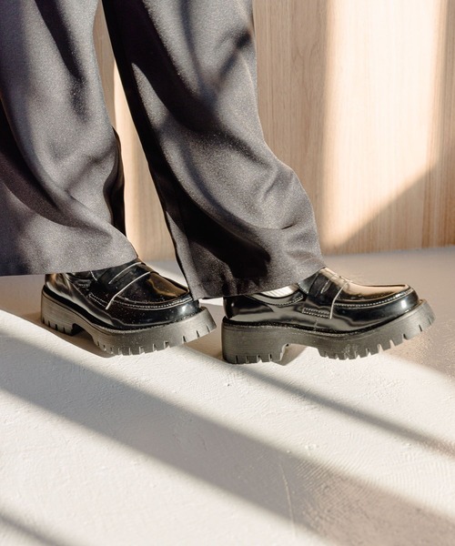 GLOBAL WORK（グローバルワーク）の「撥水/マニッシュシューズ/995588（ローファー・キッズ・ブラック系/ブラック系9・23cm/21cm/24cm/22cm）」の4枚目の写真