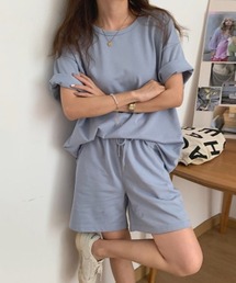 セットアップ 半袖カットソー&ハーフパンツ 上下2点セット