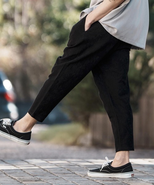 CAMBIO（カンビオ）の「mp11965- Botanical Jacquard Relax Easy Pants