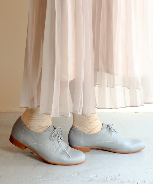 あしながおじさん（アシナガオジサン）の「ソフトレースアップシューズ　2810567（ドレスシューズ・レディース・ライトブルー/ブラック/アイボリー/ダークブラウン/クリアブラック/オフホワイト/ベージュ・22.5cm/23.5cm/24.5cm/23.0cm/24.0cm/24cm/23cm）」の7枚目の写真