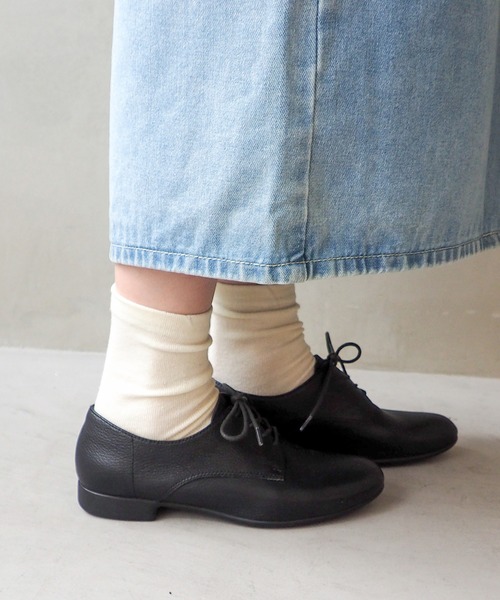 あしながおじさん（アシナガオジサン）の「ソフトレースアップシューズ　2810567（ドレスシューズ・レディース・ライトブルー/ブラック/アイボリー/ダークブラウン/クリアブラック/オフホワイト/ベージュ・22.5cm/23.5cm/24.5cm/23.0cm/24.0cm/24cm/23cm）」の11枚目の写真