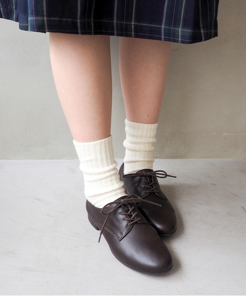 あしながおじさん（アシナガオジサン）の「ソフトレースアップシューズ　2810567（ドレスシューズ・レディース・ライトブルー/ブラック/アイボリー/ダークブラウン/クリアブラック/オフホワイト/ベージュ・22.5cm/23.5cm/24.5cm/23.0cm/24.0cm/24cm/23cm）」の8枚目の写真