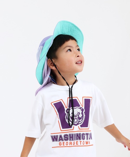 Champion（チャンピオン）の「Champion/チャンピオン　キッズ　サンシールドアドベンチャー（ハット・キッズ・ブラック/サックスブルー/ピンク/ネイビー/パープル・54）」の9枚目の写真