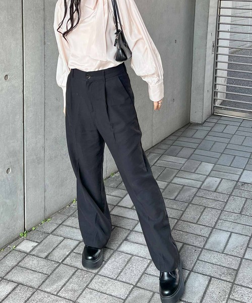 frunco(フランコ)の「サテンサイドボウタイブラウス(シャツ/ブラウス・レディース・ピンク/ホワイト・FREE)」の17枚目の写真