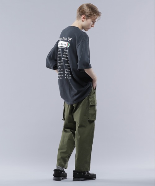 MANASTASH（マナスタッシュ）の「MANASTASH/マナスタッシュ/HEMP TEE TOUR/ヘンプツアーTシャツ（Tシャツ/カットソー・メンズ・ブラック/ナチュラル/グリーン・M/L/XL/S）」の5枚目の写真