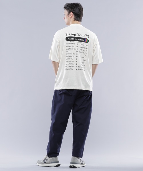MANASTASH（マナスタッシュ）の「MANASTASH/マナスタッシュ/HEMP TEE TOUR/ヘンプツアーTシャツ（Tシャツ/カットソー・メンズ・ブラック/ナチュラル/グリーン・M/L/XL/S）」の21枚目の写真