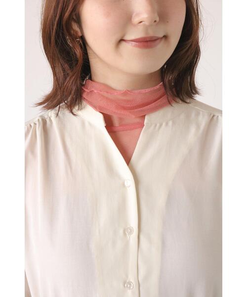 Te chichi TERRASSE（テチチテラス）の「スパンローンギャザーワンピース（ワンピース・レディース・ベージュ/オフホワイト/チャコールグレー/グリーン・F）」の22枚目の写真