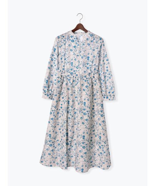 Te chichi TERRASSE（テチチテラス）の「スパンローンギャザーワンピース（ワンピース・レディース・ベージュ/オフホワイト/チャコールグレー/グリーン・F）」の17枚目の写真