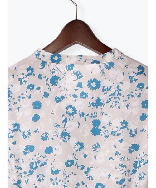 Te chichi TERRASSE（テチチテラス）の「スパンローンギャザーワンピース（ワンピース・レディース・ベージュ/オフホワイト/チャコールグレー/グリーン・F）」の12枚目の写真