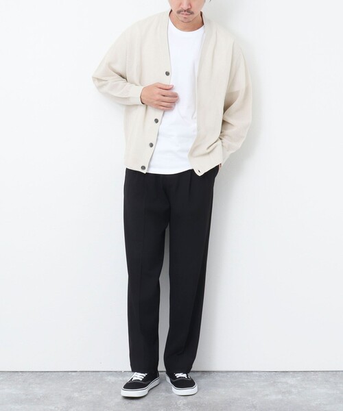 NOLLEY'S goodman(ノーリーズグッドマン)の「【WORK ABOUT】TRABEST / トラベスト 吸水速乾 2タックワイドパンツ(その他パンツ・メンズ・ブラック/ダークネイビー/ベージュ・M/L/S)」の17枚目の写真