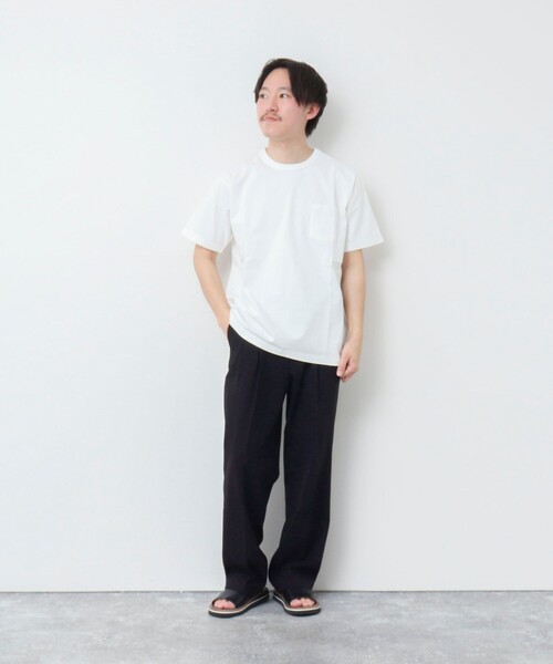 NOLLEY'S goodman(ノーリーズグッドマン)の「【WORK ABOUT】TRABEST / トラベスト 吸水速乾 2タックワイドパンツ(その他パンツ・メンズ・ブラック/ダークネイビー/ベージュ・M/L/S)」の18枚目の写真