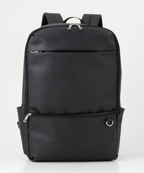 Honeys（ハニーズ）の「多収納スクエアリュック（バックパック/リュック・レディース・ブラック/アイボリー/ブラック系その他・FREE）」の8枚目の写真