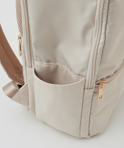 Honeys（ハニーズ）の「多収納スクエアリュック（バックパック/リュック・レディース・ブラック/アイボリー/ブラック系その他・FREE）」の17枚目の写真