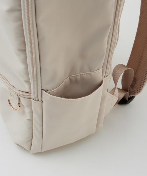 Honeys（ハニーズ）の「多収納スクエアリュック（バックパック/リュック・レディース・ブラック/アイボリー/ブラック系その他・FREE）」の18枚目の写真