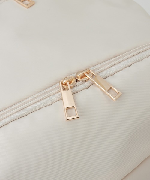 Honeys（ハニーズ）の「多収納スクエアリュック（バックパック/リュック・レディース・ブラック/アイボリー/ブラック系その他・FREE）」の22枚目の写真