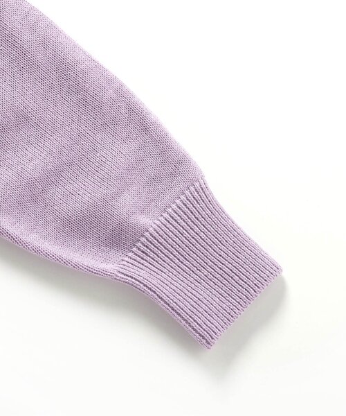 apres les cours(アプレレクール)の「WEB限定 ハート透かし編みカーデ(カーディガン/ボレロ・キッズ・ラベンダー・90/100/120/130/140)」の7枚目の写真