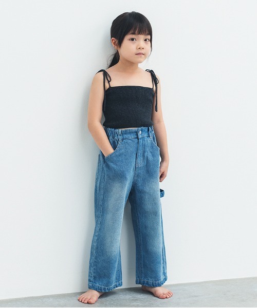 ooju（オージュ）の「【ooju】オージュジーンズ タイプ2（デニムパンツ・キッズ・ブラック/ネイビー・1/2/3/4）」の16枚目の写真