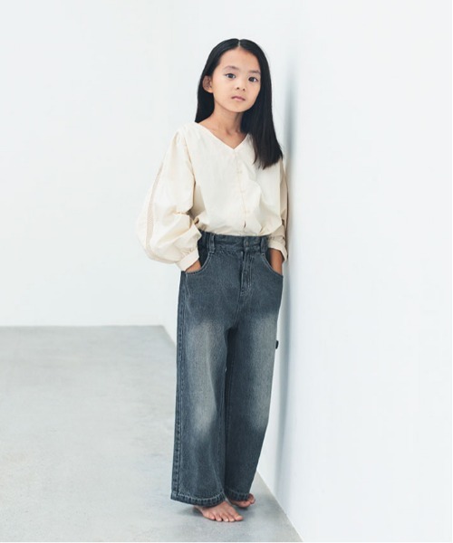 ooju（オージュ）の「【ooju】オージュジーンズ タイプ2（デニムパンツ・キッズ・ブラック/ネイビー・1/2/3/4）」の10枚目の写真