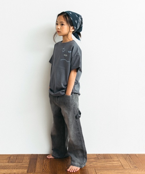 ooju（オージュ）の「【ooju】オージュジーンズ タイプ2（デニムパンツ・キッズ・ブラック/ネイビー・1/2/3/4）」の3枚目の写真