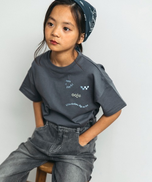 ooju（オージュ）の「【ooju】オージュジーンズ タイプ2（デニムパンツ・キッズ・ブラック/ネイビー・1/2/3/4）」の4枚目の写真