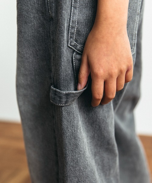 ooju（オージュ）の「【ooju】オージュジーンズ タイプ2（デニムパンツ・キッズ・ブラック/ネイビー・1/2/3/4）」の7枚目の写真