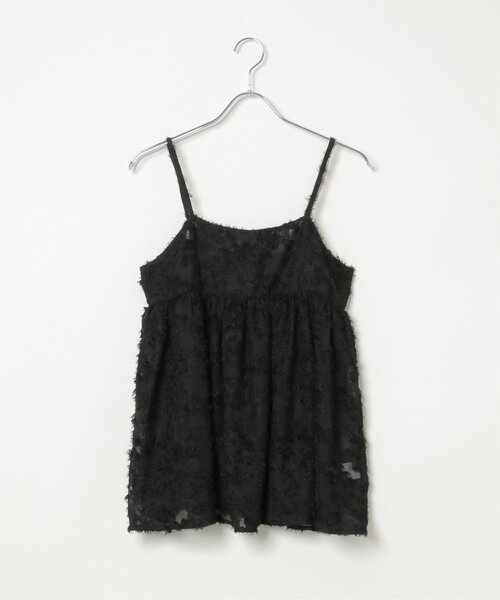 VENCEEXCHANGE（ヴァンスエクスチェンジ）の「フリンジジャガードキャミソール（タンクトップ・レディース・オフホワイト/ブラック・M）」の18枚目の写真