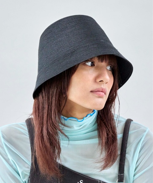 CONTROL FREAK（コントロールフリーク）の「CONTROL FREAK(コントロールフリーク)ウオッシャブルブレードベルハット（ハット・レディース・アイボリー/ブラック/マルチ・FREE）」の6枚目の写真