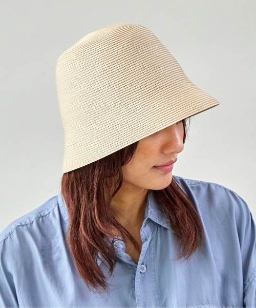 CONTROL FREAK（コントロールフリーク）の「CONTROL FREAK(コントロールフリーク)ウオッシャブルブレードベルハット（ハット・レディース・アイボリー/ブラック/マルチ・FREE）」の9枚目の写真