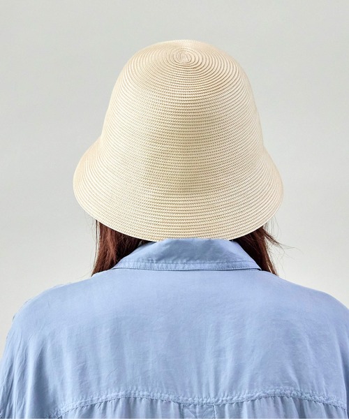 CONTROL FREAK（コントロールフリーク）の「CONTROL FREAK(コントロールフリーク)ウオッシャブルブレードベルハット（ハット・レディース・アイボリー/ブラック/マルチ・FREE）」の10枚目の写真