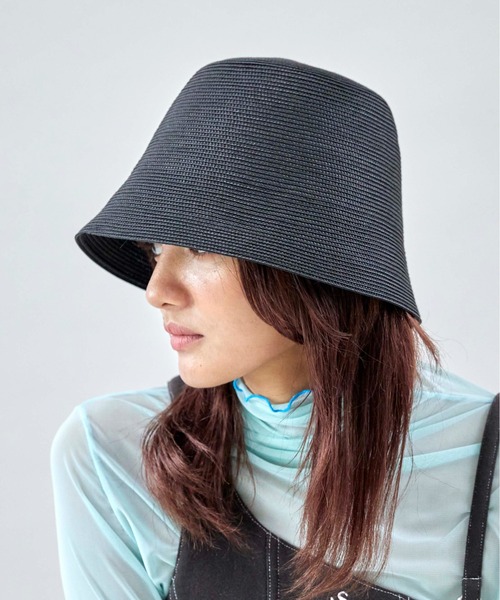 CONTROL FREAK（コントロールフリーク）の「CONTROL FREAK(コントロールフリーク)ウオッシャブルブレードベルハット（ハット・レディース・アイボリー/ブラック/マルチ・FREE）」の7枚目の写真