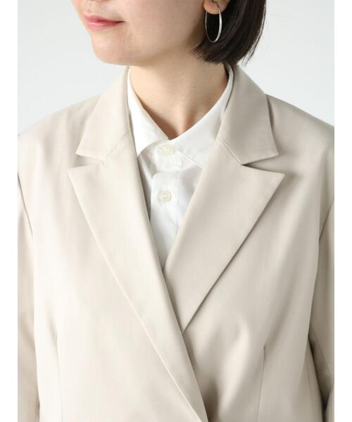 Lugnoncure（ルノンキュール）の「テーラードジャケット(セットアップ可)（ノーカラージャケット・レディース・ベージュ/ネイビー/オフホワイト・F）」の17枚目の写真