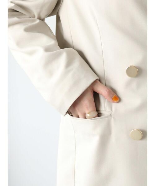 Lugnoncure（ルノンキュール）の「テーラードジャケット(セットアップ可)（ノーカラージャケット・レディース・ベージュ/ネイビー/オフホワイト・F）」の20枚目の写真