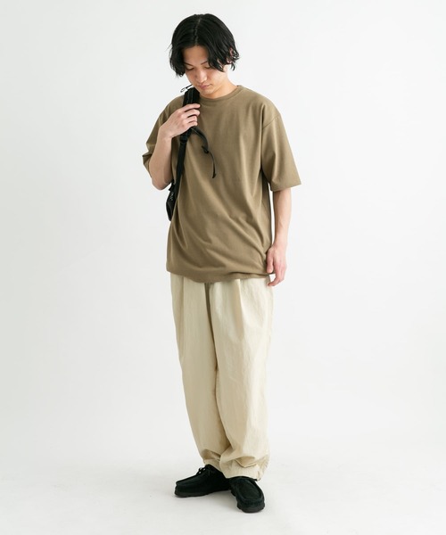 EKAL（エカル）の「エンブロイダリースモールロゴTシャツ（Tシャツ/カットソー・メンズ・ホワイト/スミクロ/ベージュ系その他・LARGE/MEDIUM）」の14枚目の写真