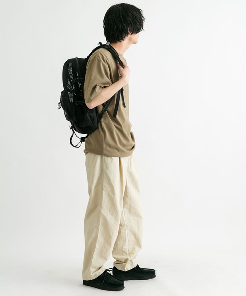 EKAL（エカル）の「エンブロイダリースモールロゴTシャツ（Tシャツ/カットソー・メンズ・ホワイト/スミクロ/ベージュ系その他・LARGE/MEDIUM）」の15枚目の写真