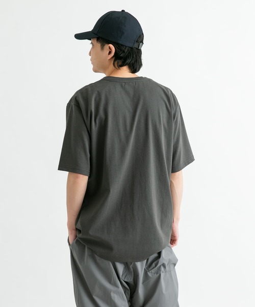 EKAL（エカル）の「エンブロイダリースモールロゴTシャツ（Tシャツ/カットソー・メンズ・ホワイト/スミクロ/ベージュ系その他・LARGE/MEDIUM）」の20枚目の写真