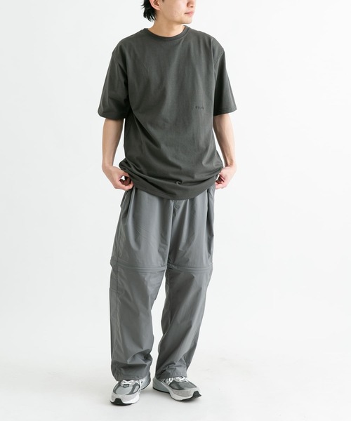 EKAL（エカル）の「エンブロイダリースモールロゴTシャツ（Tシャツ/カットソー・メンズ・ホワイト/スミクロ/ベージュ系その他・LARGE/MEDIUM）」の21枚目の写真