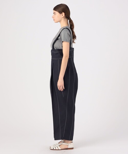 HAVERSACK（ハバーザック）の「【別注】HAVERSACK ラミーサロペット（サロペット/オーバーオール・レディース・ネイビー・0/1）」の9枚目の写真