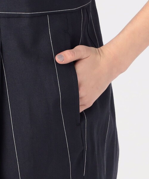 HAVERSACK（ハバーザック）の「【別注】HAVERSACK ラミーサロペット（サロペット/オーバーオール・レディース・ネイビー・0/1）」の4枚目の写真