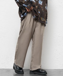 MinoriTY | 【MinoriTY】さら艶ワイドテーパードパンツ メンズ スラックス イージーパンツ 秋服(スラックス)
