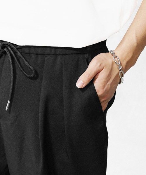 MinoriTY（マイノリティ）の「【MinoriTY】さら艶ワイドテーパードパンツ メンズ スラックス イージーパンツ 秋服（スラックス・メンズ・ブラック/グレー/ブルー/ベージュ・S/M/L）」の6枚目の写真