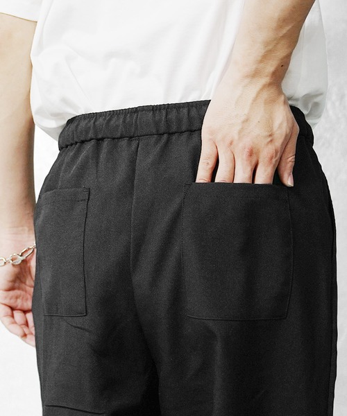 MinoriTY（マイノリティ）の「【MinoriTY】さら艶ワイドテーパードパンツ メンズ スラックス イージーパンツ 秋服（スラックス・メンズ・ブラック/グレー/ブルー/ベージュ・S/M/L）」の7枚目の写真