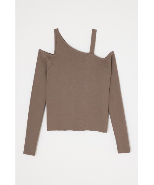 THROW by SLY(スローバイスライ)の「THROW FREE SEDUCTION HG TOPS フリー セダクション ハイゲージ トップス(ニット/セーター・レディース・ベージュ/ブラック・FREE)」の10枚目の写真