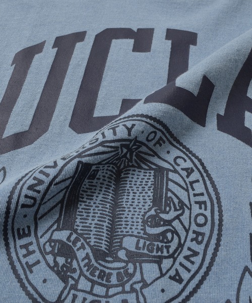 UCLA（ユーシーエルエー）の「【大人向けサイズあり】【UCLA】コットン・半袖カレッジプリントTシャツ（Tシャツ/カットソー・キッズ・ライトブルー/グレー/ホワイト・140cm/150cm/160cm/170cm）」の10枚目の写真