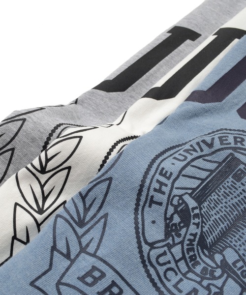 UCLA（ユーシーエルエー）の「【大人向けサイズあり】【UCLA】コットン・半袖カレッジプリントTシャツ（Tシャツ/カットソー・キッズ・ライトブルー/グレー/ホワイト・140cm/150cm/160cm/170cm）」の12枚目の写真