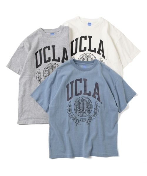 UCLA（ユーシーエルエー）の「【大人向けサイズあり】【UCLA】コットン・半袖カレッジプリントTシャツ（Tシャツ/カットソー・キッズ・ライトブルー/グレー/ホワイト・140cm/150cm/160cm/170cm）」の13枚目の写真